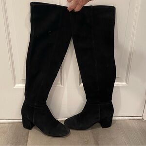 Cole Haan Black Over the Knee suede Boots
